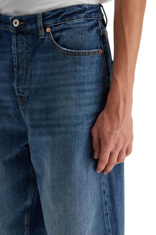  발렌티노 가라바니 스트레이트 팬츠 5V0DE03YAEL 558 BLUE - VALENTINO GARAVANI