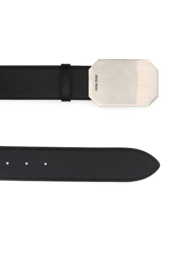 24FW 미우미우 레귤러 벨트 5CC6122C9Q F0002 BLACK - MIU MIU