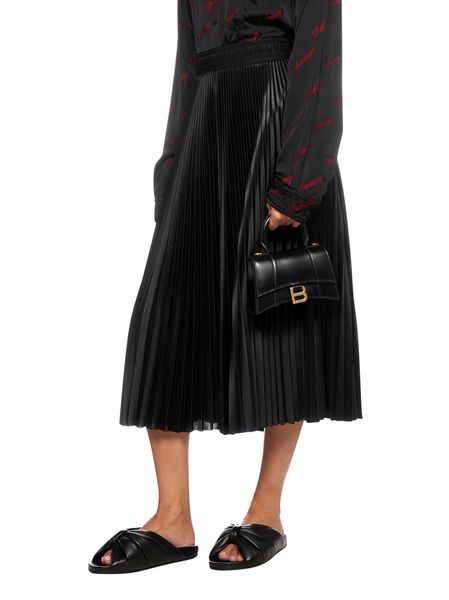 25FW 발렌시아가 아워글래스 XS 핸드백 5928331QJ4M 1000 BLACK - BALENCIAGA