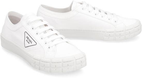  프라다 나일론 개버딘 스니커즈 2EG302GUD F0009 WHITE - PRADA