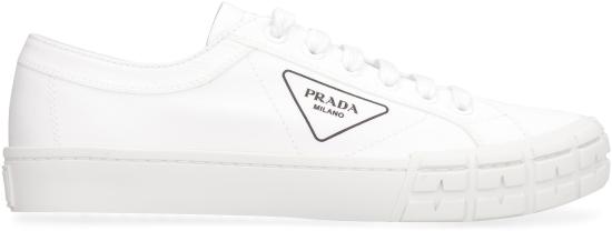  프라다 나일론 개버딘 스니커즈 2EG302GUD F0009 WHITE - PRADA