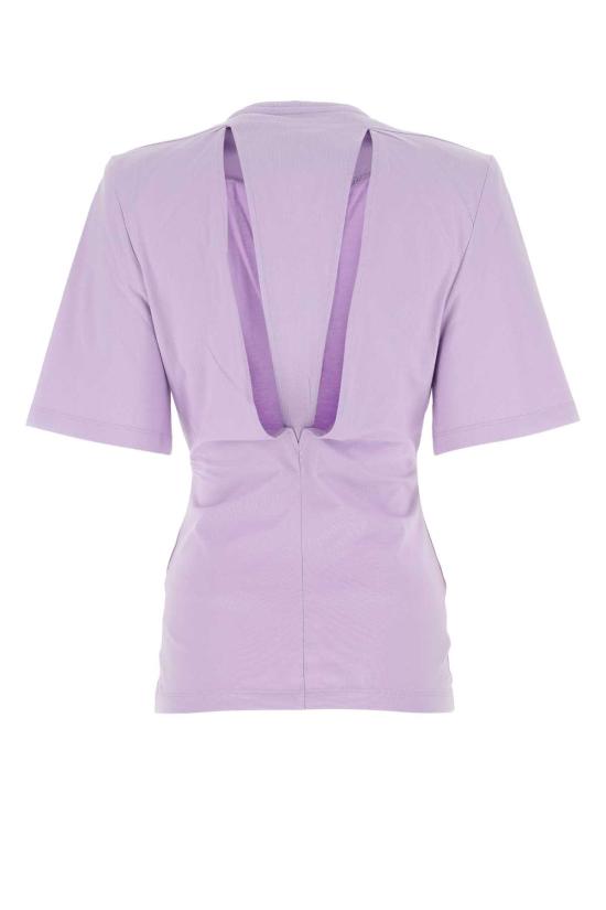  디 아티코 반팔 티셔츠 232WCT161J025 011 PURPLE - THE ATTICO