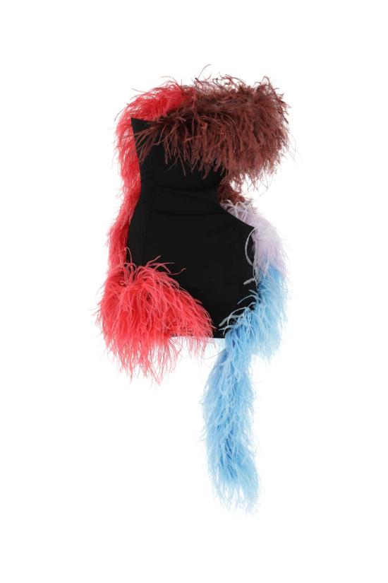  디 아티코 숏 원피스 232WCA171H137 021 MULTICOLOURED - THE ATTICO