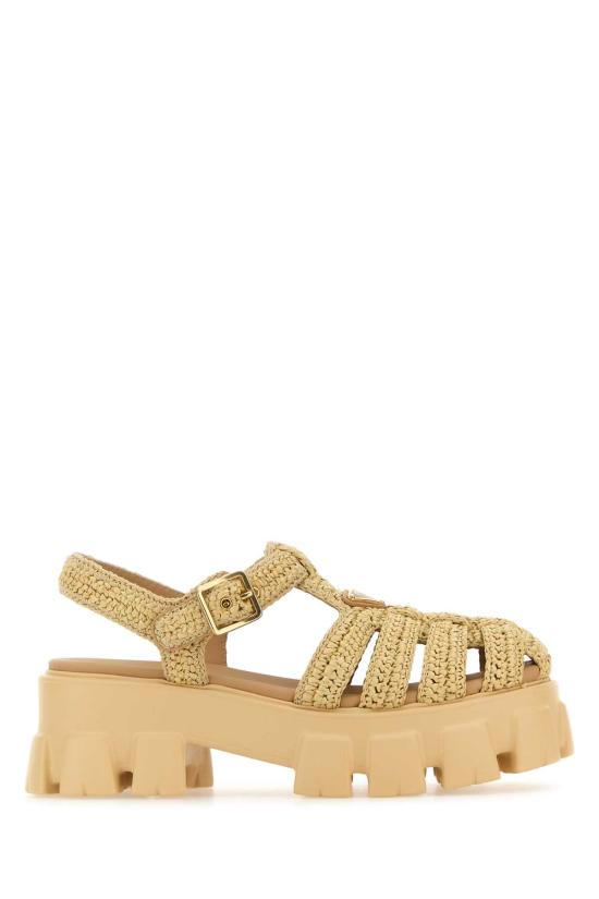 25SS 프라다 샌들 1X138NF0553L8W F0018 BEIGE O TAN