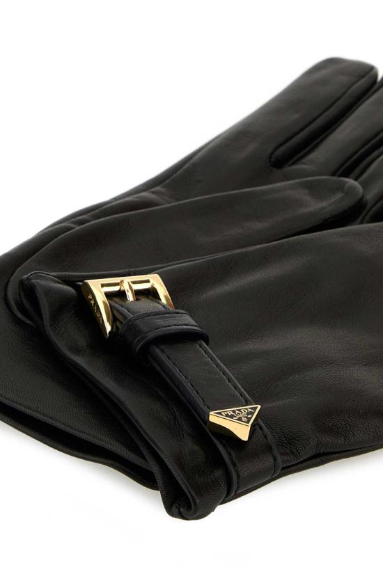 25FW 프라다 장갑 1GG228038 F0002 BLACK - PRADA