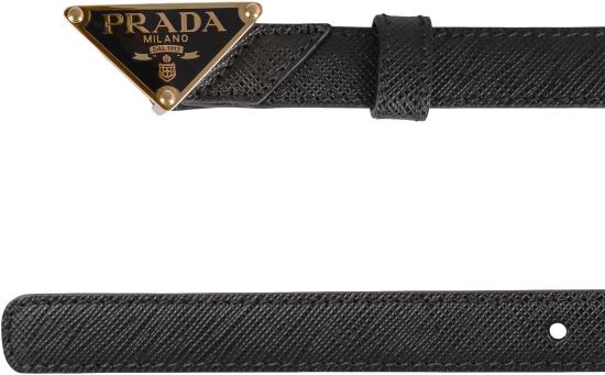  프라다 레귤러 벨트 1CC621053 F0002 BLACK - PRADA