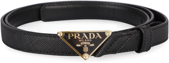  프라다 레귤러 벨트 1CC621053 F0002 BLACK - PRADA