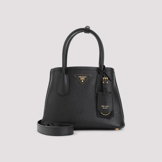 25SS 프라다 두블레 사피아노 가죽 백 1BG443VXOG2A4A F0002 BLACK - PRADA