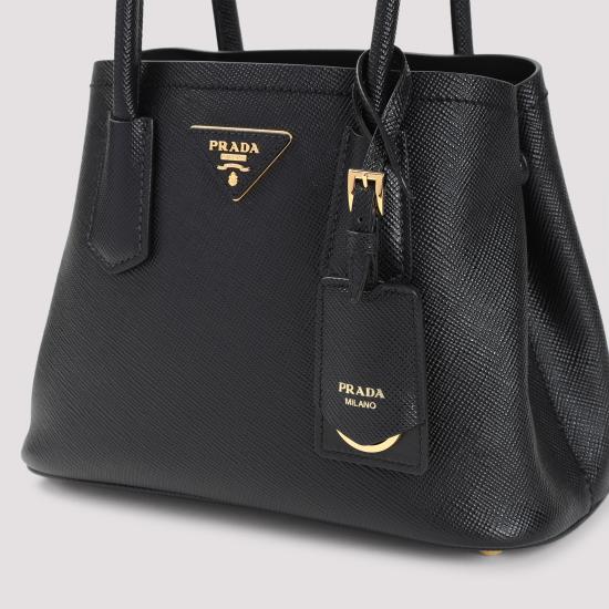 25SS 프라다 두블레 사피아노 가죽 백 1BG443VXOG2A4A F0002 BLACK - PRADA