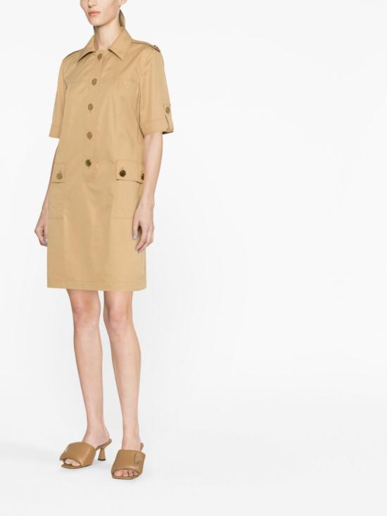  토리버치 숏 원피스 148304 927 BEIGE O TAN - TORY BURCH