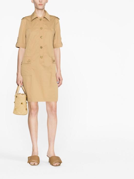 토리버치 숏 원피스 148304 927 BEIGE O TAN - TORY BURCH