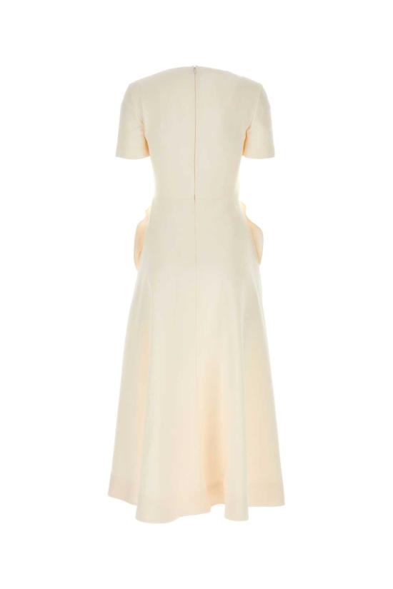  발렌티노 가라바니 미디 원피스 4B3VA6E51CF A03 WHITE - VALENTINO GARAVANI