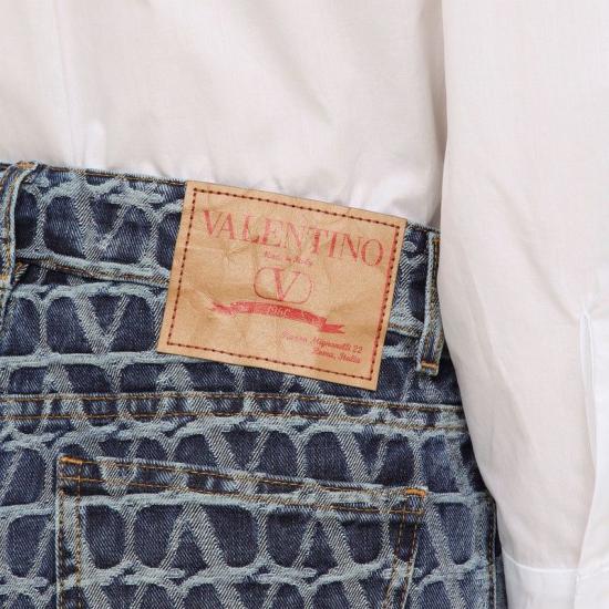  발렌티노 가라바니 스트레이트 팬츠 4B3DD17M8CU 558 PRINTED - VALENTINO GARAVANI