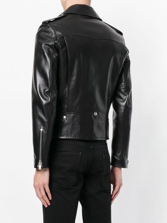  생로랑 램스킨 클래식 모터사이클 자켓 램스킨 클래식 모터사이클  484284Y5YA2 1000 BLACK - SAINT LAURENT