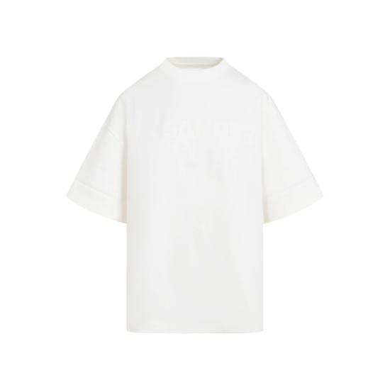  질샌더 반팔 티셔츠 J03GC0137J20243 102 WHITE