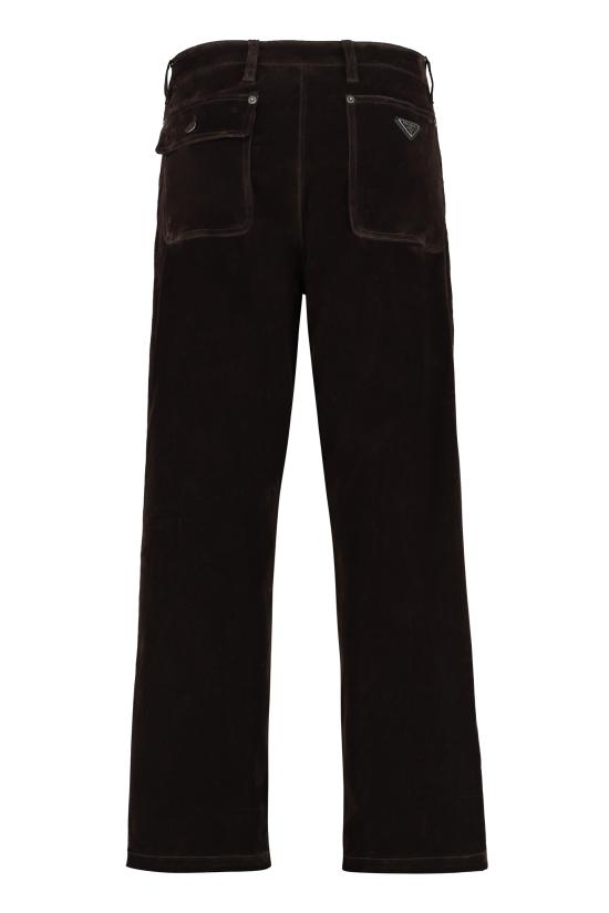  프라다 스트레이트 팬츠 GEP403SOOO12HO F0555 BROWN - PRADA