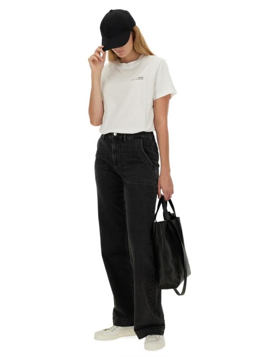 25SS 아페쎄 반팔 티셔츠 COHBOM26404 TAG BLANCNOIR - A.P.C.