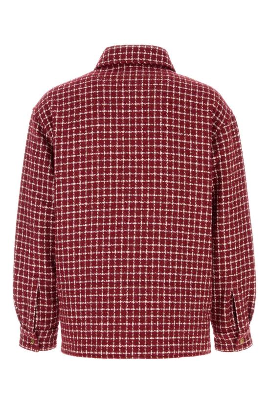 25SS 아미리 자켓 AMSTOS1022 DEEPRED CHECKED - AMIRI