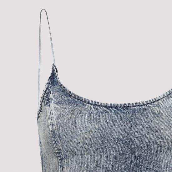 25SS 디젤 미디 원피스 A189640CMBP 01 LIGHT BLUE - DIESEL