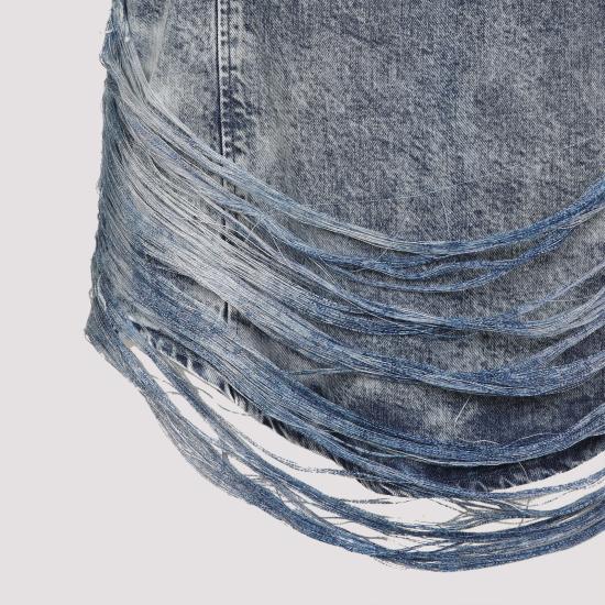 25SS 디젤 미디 원피스 A189640CMBP 01 LIGHT BLUE - DIESEL