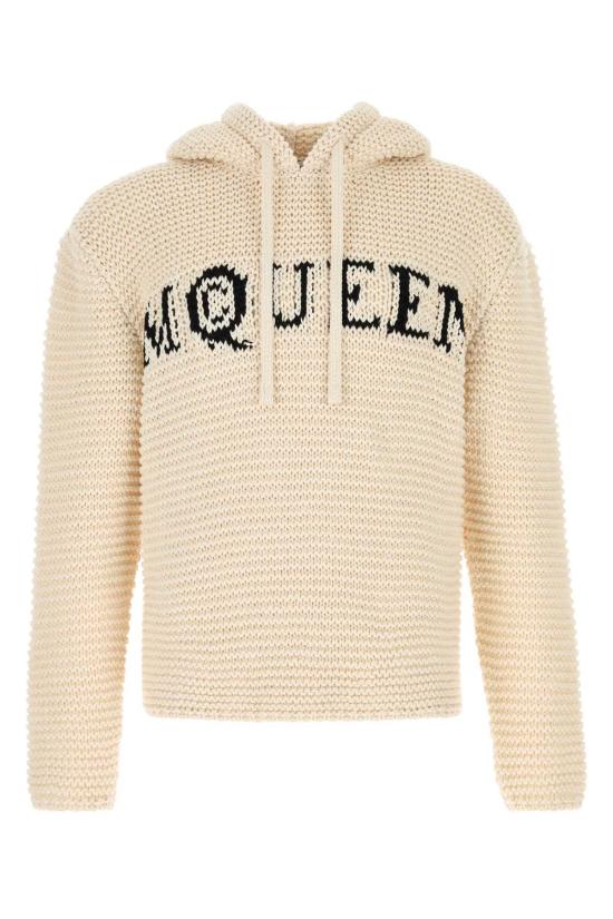 25SS 알렉산더 맥퀸 후드 티셔츠 829321Q1BDL 9009 WHITE