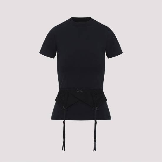 25SS 발렌시아가 반팔 티셔츠 828869TNVB2 1083 BLACK - BALENCIAGA