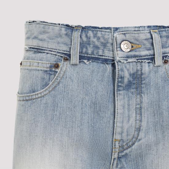 25SS 발렌시아가 스트레이트 팬츠 814225TRW59 2540 LIGHT BLUE - BALENCIAGA