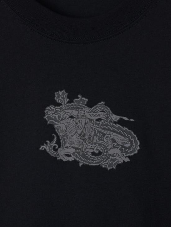  버버리 반팔 티셔츠 8097924 C1413 BLACK - BURBERRY