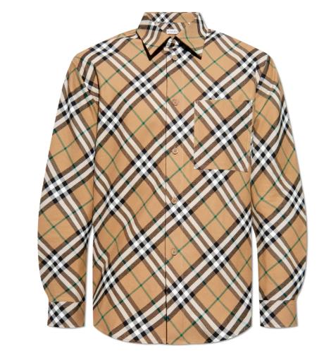 25SS 버버리 체크 패턴 코튼 셔츠 8095342 C1202 CHECKED - BURBERRY