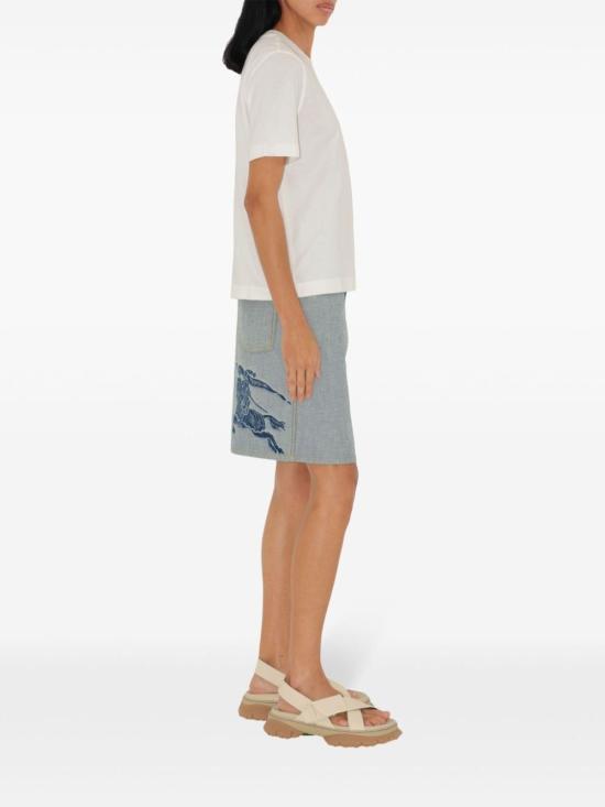  버버리 반팔 티셔츠 8093651 B8764 CHALK - BURBERRY