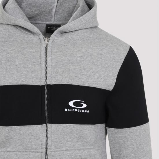 25SS 발렌시아가 후드 티셔츠 808832TRVJ2 1167 GREY - BALENCIAGA