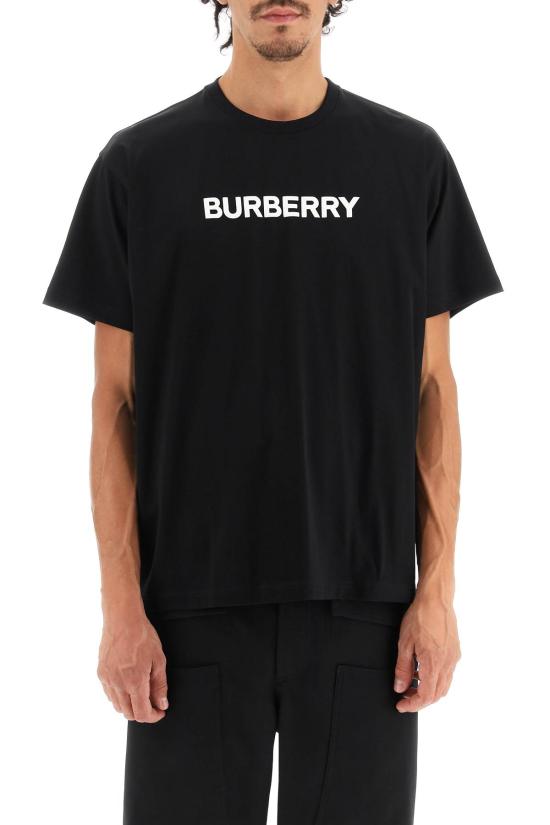 25SS 버버리 로고 반팔 티셔츠 8084233 A1189 BLACK - BURBERRY