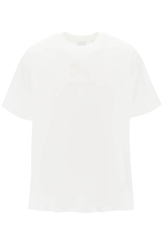 25SS 버버리 EKD 코튼 티셔츠 8072751 A1464 WHITE