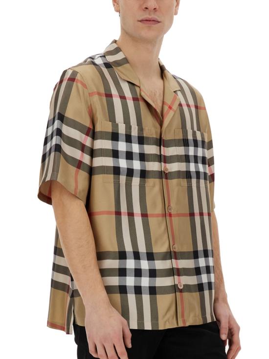 25SS 버버리 반팔 셔츠 8050279 A7028 CHECKED - BURBERRY