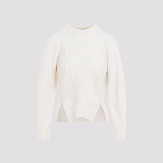  알렉산더 맥퀸 스웨터 798349Q1BAP 9004 WHITE - ALEXANDER MCQUEEN