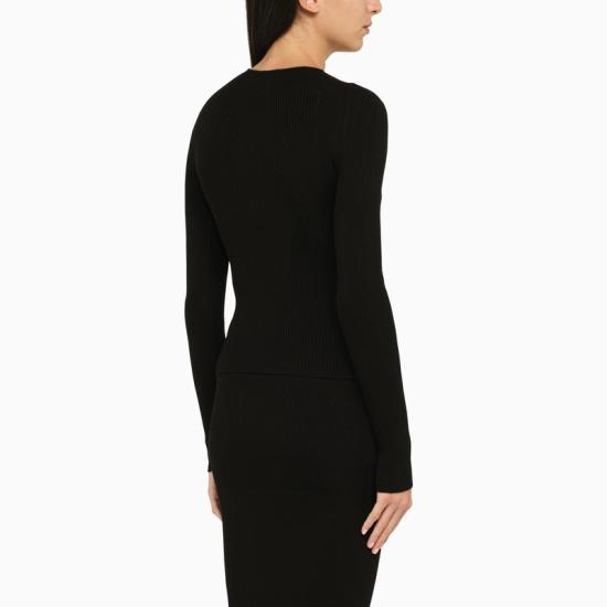  알렉산더 맥퀸 가디건 768602Q1A65 1000 BLACK - ALEXANDER MCQUEEN