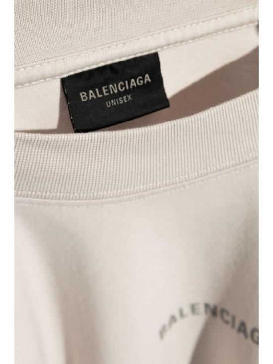 24FW 발렌시아가 긴팔 티셔츠 744449TQVN1 9016 WHITE - BALENCIAGA
