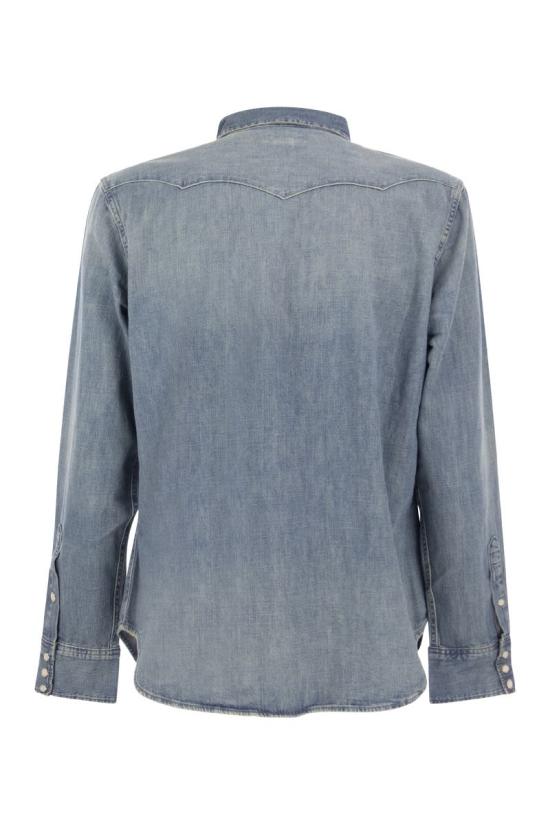  폴로 랄프로렌 웨스턴 레귤러핏 데님 셔츠  710703936 001 BLUE - POLO RALPH LAUREN