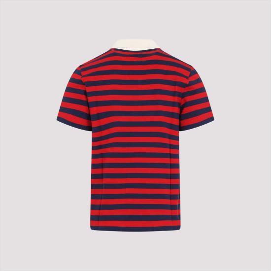 25SS 발렌티노 가라바니 폴로 티셔츠 6V3MH03SAR9 RGN STRIPPED - VALENTINO GARAVANI