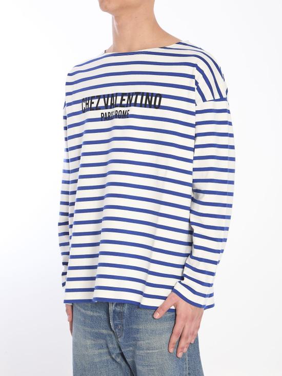 25SS 발렌티노 가라바니 긴팔 티셔츠 6V3MG16RAPV RGY STRIPPED - VALENTINO GARAVANI