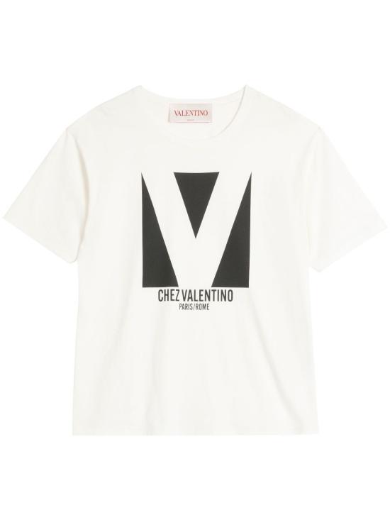25SS 발렌티노 가라바니 반팔 티셔츠 6V3MG16PAQ9 A03 WHITE