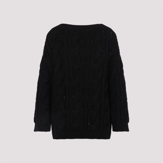  발렌티노 가라바니 스웨터 5B0KC59L8V7 0NO BLACK - VALENTINO GARAVANI