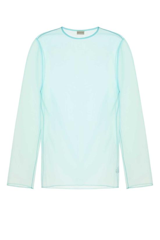 25SS 드리스 반 노튼 블라우스 2510207401501 503 LIGHT BLUE