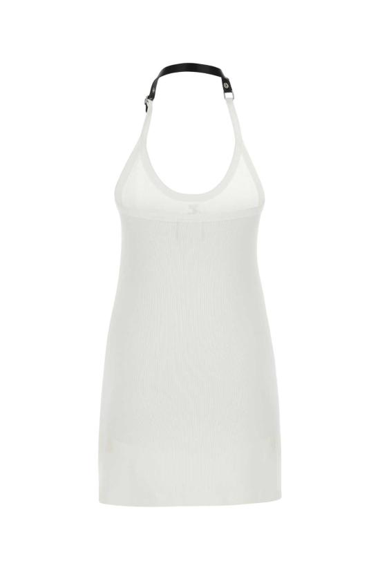 24SS 쿠레쥬 숏 원피스 124JRO332JS0121 0001 WHITE - COURREGES