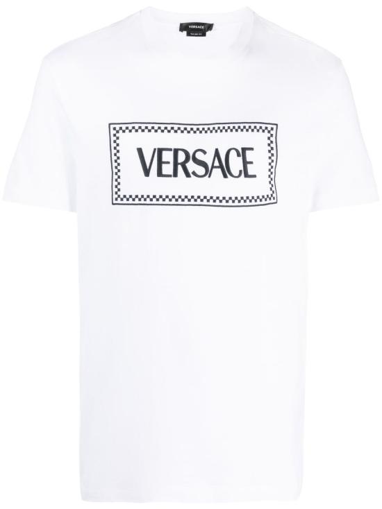 25SS 베르사체 반팔 티셔츠 10116941A08584 1W000 WHITE