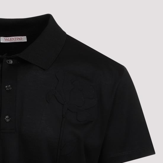  발렌티노 가라바니 반팔 티셔츠 4V0MH03GA25 0NO BLACK - VALENTINO GARAVANI