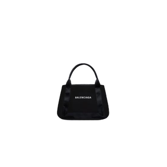 25FW 발렌시아가 NAVY 스몰 카바스백 3399332HH3N 1000 BLACK
