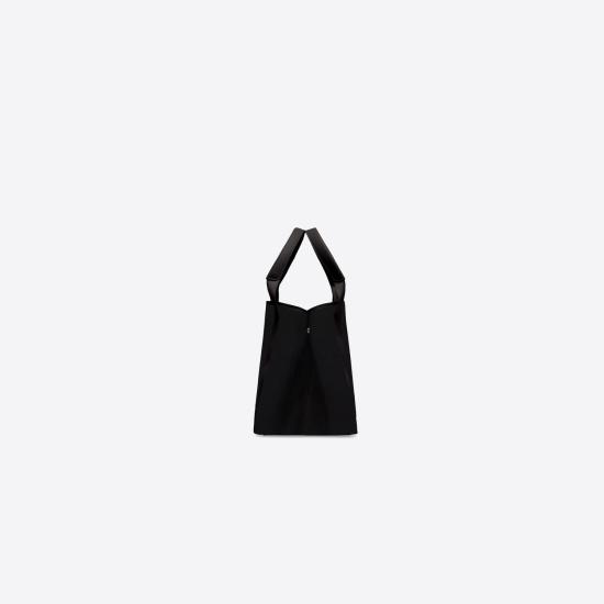 25FW 발렌시아가 NAVY 스몰 카바스백 3399332HH3N 1000 BLACK - BALENCIAGA