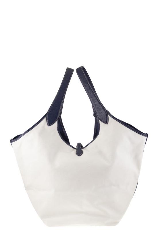 25SS 폴로 랄프로렌 토트백 428949865 006 WHITE BLUE - POLO RALPH LAUREN