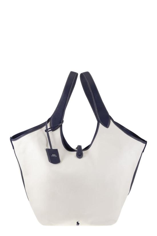 25SS 폴로 랄프로렌 토트백 428949865 006 WHITE BLUE